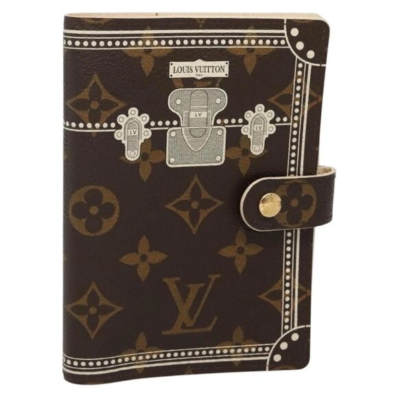 LOUIS VUITTON Monogram Malvoire Agenda PM Day Planner Cover R20965 Auth 141663 - Picture 1 of 16